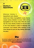 2025 Stanley S. SquarePants Topps Chrome SpongeBob SquarePants 25th Anniversary Aqua Lava Refractor 147/199 #51