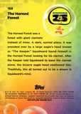 2025 The Horned Forest Topps Chrome SpongeBob SquarePants 25th Anniversary Aqua Lava Refractor 032/199 #168
