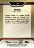 2025 Sarge Topps Chrome Disney Pixar Gold Gold… Turning Red Etch Refractor 63/99 #9 Toy Story