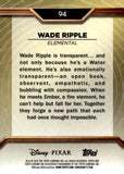 2025 Wade Ripple Topps Chrome Disney Pixar Gold Gold Mini-Diamond Etch Refractor 22/50 #94 Elemental