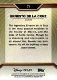2025 Ernesto De La Cruz Topps Chrome Disney Pixar Gold #71 Coco