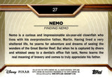2025 Nemo Topps Chrome Disney Pixar Gold #27 Finding Nemo 2