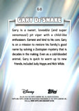 2026 Gary De'Snake Topps Chrome Disney Sapphire Green Sapphire Refractor 40/99 #68 Zootopia 2