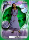 2026 Asha Topps Chrome Disney Sapphire Green Sapphire Refractor 54/99 #43 Wish