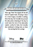 2026 The Crocodile Topps Chrome Disney Sapphire Green Sapphire Refractor 47/99 #167 Peter Pan