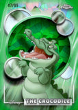 2026 The Crocodile Topps Chrome Disney Sapphire Green Sapphire Refractor 47/99 #167 Peter Pan