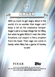 2026 Anger Topps Chrome Disney Sapphire Gold Sapphire Refractor 18/50 #173 Inside Out