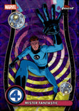 2026 Mister Fantastic Topps Finest Fantastic Four 65th Anniversary Purple Kaleidoscope Refractor 23/75 #NZ-001 Negative Zone Common