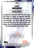 2025 Karl Mordo Topps Chrome Marvel Studios Snap Variation Orange Refractor 17/25 #S-69 Doctor Strange