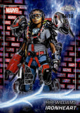 2025 Riri Williams Iron Heart Topps Chrome Marvel Studios Marvel Black & Red Lava Refractor 64/80 #142 Black Panther Wakanda Forever