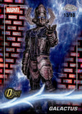 2025 Galactus Topps Chrome Marvel Studios Marvel Red & Black Lava Refractor 13/80 #200 Fantastic Four First Stage