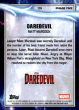 2025 Matt Murdock Daredevil Topps Chrome Marvel Studios Thor's Lightning Refractor 02/99 #175 Daredevil