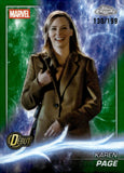 2025 Karen Page Topps Chrome Marvel Studios Green Refractor 130/199 #180 Daredevil