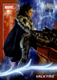 2025 Valkyrie Topps Chrome Marvel Studios Orange Refractor 24/25 #74 Thor Ragnarok