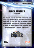 2025 T'Challa Black Panther Topps Chrome Marvel Studios Agatha Lava Refractor 145/150 #79 Black Panther