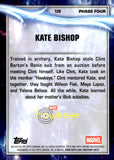 2025 Kate Bishop Topps Chrome Marvel Studios Green Refractor 122/199 #128 Hawkeye
