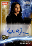 2025 Nikki M. James as Kirsten McDuffie Auto Autograph Topps Chrome Marvel Gold Refractor 46/50 #AA-NMJ Daredevil