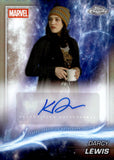 2025 Kat Dennings as Darcy Lewis Auto Autograph Topps Chrome Marvel Refractor #AA-KD Thor 1