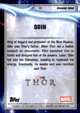 2025 Odin Topps Chrome Marvel Studios Agatha Lava Refractor 133/150 #11 Thor