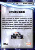 2025 Ulysses Klaue Topps Chrome Marvel Studios Gold Refractor 02/50 #84 Black Panther
