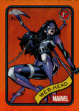 2025 Web-Head Topps Chrome Marvel Comics Orange Refractor 04/25 #32