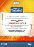 2026 Sarah Niles as Lynne Nichols Auto Autograph Topps Finest Fantastic Four Gold Refractor 11/50 #FA-SN