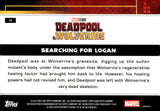 2025 Searching For Logan Topps Chrome Marvel Deadpool Gold Lava Refractor 35/50 #40