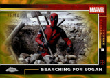 2025 Searching For Logan Topps Chrome Marvel Deadpool Gold Lava Refractor 35/50 #40