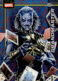 2026 Grandmaster Topps Chrome Marvel Comics Spider-Web Red/Blue Refractor 21/62 #120