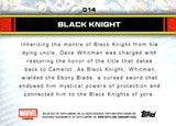 2026 Black Knight Topps Chrome Marvel Comics Storm's Black Lightning Refractor 05/10 #014