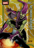 2026 Green Goblin Topps Chrome Marvel Comics Storm's Gold Lightning Refractor 35/50 #045