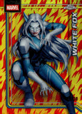 2026 White Fox Topps Chrome Marvel Comics Human Torch Refractor 19/39 #196
