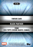 2026 Black Panther Topps Chrome Marvel Comics Fan Fare Refractor #FF-05