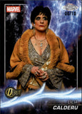 2025 Lilia Calderu Topps Chrome Marvel Studios Black Geometric Refractor 06/10 #163 Agatha All Along