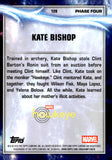 2025 Kate Bishop Topps Chrome Marvel Studios Orange Geometric Refractor 18/25 #128 Hawkeye