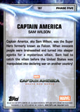 2025 Sam Wilson Captain America Topps Chrome Marvel Studios Agatha Refractor 034/150 #167 Captain America Brave New World
