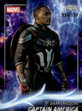 2025 Sam Wilson Captain America Topps Chrome Marvel Studios Agatha Refractor 034/150 #167 Captain America Brave New World