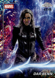2025 Dar-Benn Topps Chrome Marvel Studios Ms. Marvel's Speckle Refractor 47/49 #157 The Marvels