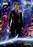 2025 Agent Maria Hill Topps Chrome Marvel Studios Ms. Marvel Speckle Refractor 45/49 #30 Avengers