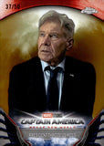 2025 President Thaddeus Ross Topps Chrome Marvel Studios Captain America Brave New World Gold Refractor 37/50 #BNW-2