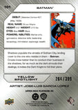 2026 Batman Upper Deck Platinum DC Yellow Spotlight 264/399 #101