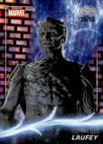 2025 Laufey Topps Chrome Marvel Studios Marvel Red and Black Lava Refractor 36/80 #17 Thor