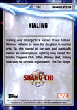 2025 Xialing Topps Chrome Marvel Studios Red Geometric Refractor 1/5 #114 Shang-Chi
