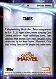 2025 Talos Topps Chrome Marvel Studios Black Refractor 08/10 #98 Captain Marvel