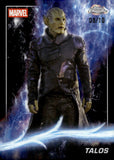 2025 Talos Topps Chrome Marvel Studios Black Refractor 08/10 #98 Captain Marvel