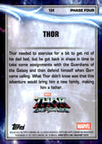 2025 Thor Topps Chrome Marvel Studios Green Refractor 183/199 #134 Thor Love and Thunder