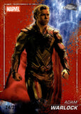 2025 Adam Warlock Topps Chrome Marvel Studios Snap Variation Orange Refractor 24/25 #S-149 Guardians of The Galaxy