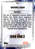 2025 Ivan Vanko Whiplash Topps Chrome Marvel Studios Snap Variation Gold Refractor 36/50 #S-8 Iron Man 2
