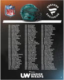 2025 Fanatics Under Wraps NFL Full Size Helmet Volume 2 Brker Exclusive, Box