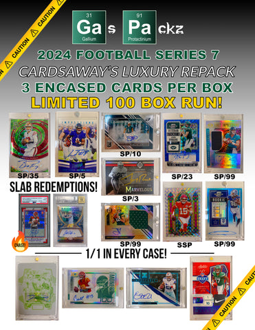 2024 CardsAway Gas Packz Series 7 Football Hobby, Box *RELEASES 6/21*